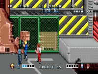 une photo d'Ã©cran de Double Dragon sur Sega Megadrive